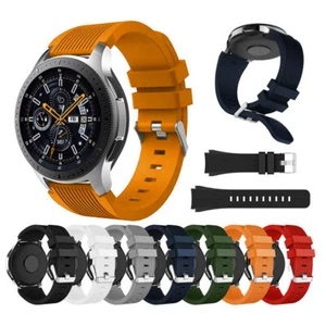 Watch Frontier Replacement Soft Loop Silicone Sport Band Strap Bracelet - Foto 1 di 28