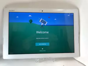 Tablet SONY XPERIA Z4 SOT31 32 GB Android 10.1 pulgadas BLANCA USADA Buena - Imagen 1 de 10
