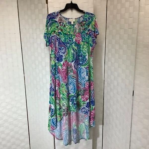Ivy Lane floral high low dress size Large - Picture 1 of 9