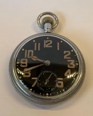 RELOJ BOLSILLO WALTHAM SEGUNDA GUERRA MUNDIAL - ROYAL NAVY (1943) Foto 1 de 4