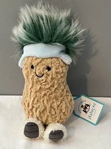 Authentische Jellycat Amuseables Peanut "Après Ski" Plüsch, 6 Zoll groß ~ NEU mit Etikett - Bild 1 von 7