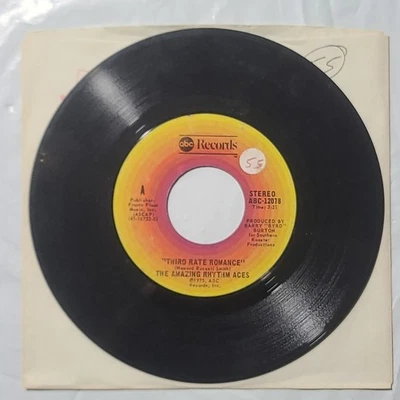 The Amazing Rhythm Aces ~ Third Rate Romance/ Mystery Train ~ ABC 45 RPM Record - Image 1 of 4