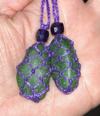 Collares trenzados ajustables Seaglass & Amatista (2) Caribbean 1foru14buddy! Foto 1 de 4