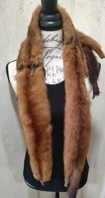 Vintage 1940-1950s Mink Fur Pelts Taxidermy Women's Stole Scarf Great Condition  - Image 1 of 4