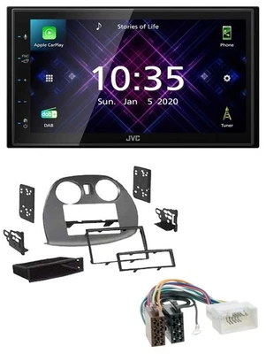 JVC DAB 2DIN MP3 Bluetooth USB Autoradio für Mitsubishi Eclipse 4G 05-12 - Bild 1 von 4