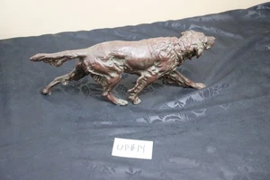 Hunting Dog Sculpture Metal - Picture 1 of 10
