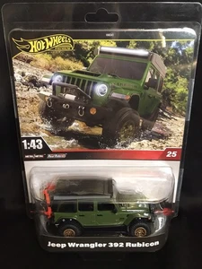2025 Hot Wheels Premium 1:43 Jeep Wrangler 392 Rubicon #25 Green - Picture 1 of 6