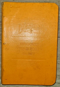 Vintage Dietzgen Ingenieure Feldbuch Nr. Notizbuchmappe 382 V gelb - Bild 1 von 14