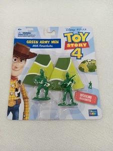 Disney Toy Story Green Army Men With Parachutes - Picture 1 of 4