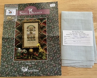 Just Nan Small Delights Joyous Ark w Charm Embellishment Pack & Linen - Image 1 of 4