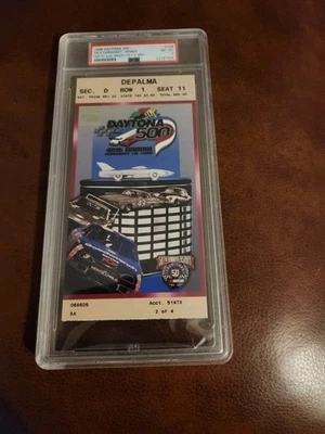 1998 NASCAR Daytona 500 Ticket Stub Dale Earnhardt’s 71st & only Daytona win PSA - Image 1 of 4