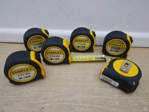 STANLEY 0 30 656 8M /26' TYLON TAPE MEASURES  x 6 - Picture 1 of 2