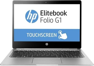 HP EliteBook Folio G1 12.5'' M7-6Y75 240GB 8GB 4K Touchscreen Win10 Pro Laptop - Image 1 of 3
