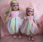 Sisters Fairy Dress Sets fits American Girl Doll 18 Inch Clothes Seller lsful