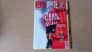 Sunderland v Manchester United Man Utd League Cup 2000/01 *FREE POSTAGE* - Picture 1 of 1