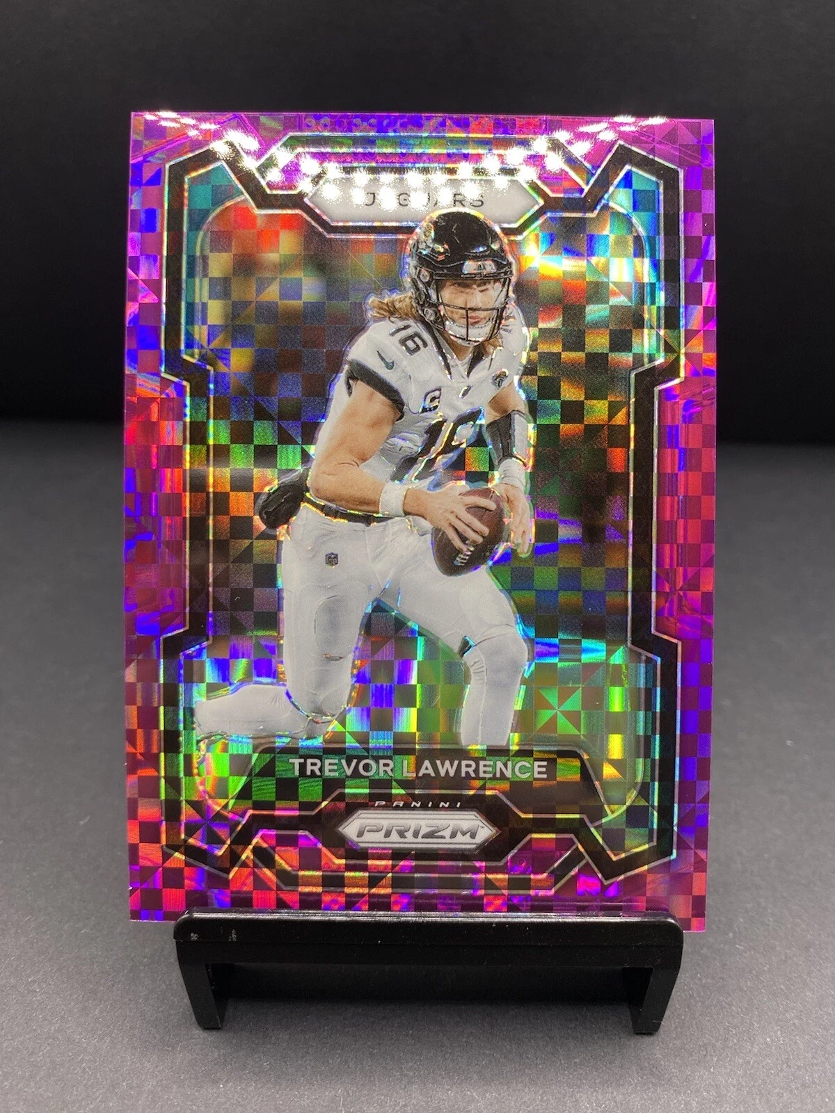 2023 Panini Prizm Trevor Lawrence #139 Purple Power Prizm 23/49 Jaguars