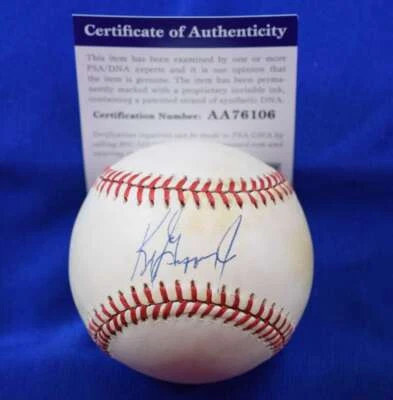 Ken Griffey Jr PSA DNA Early Autograph American League OAL Signed Baseball - Image 1 of 2