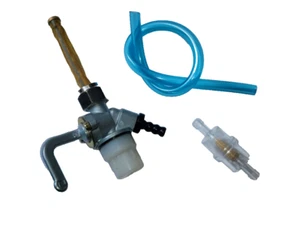 Rubinetto benzina con filtro sacco acqua + tubo tipo Sansone Schwalbe KR51/1 KR51/2 - Foto 1 di 1