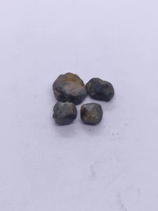 Blue Sapphire Chunks 9–17mm – 90ct, 4pcs, Rough Gemstone Set - Picture 1 of 2