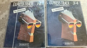 Express Track to German: 4 Cassettes Barron's - Picture 1 of 4