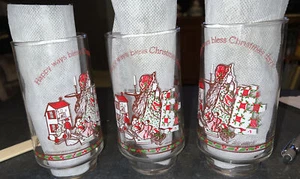 Coca Cola Holly Hobbie Navidad 🎄 Juego de 3 vasos vintage 1979 nuevo - Imagen 1 de 12