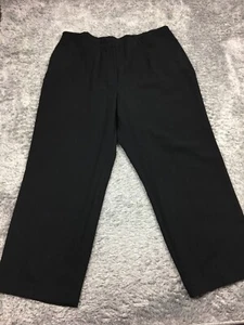 Emma James Straight Leg Dress Pants Woman Size 22W Black Polyester - Picture 1 of 12