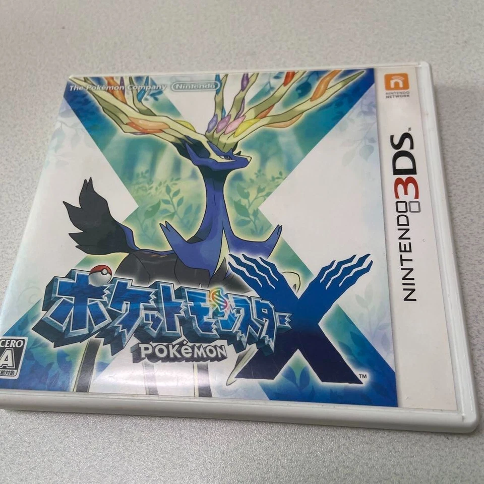 DS75 Nintendo 3DS Pokemon X Japanese version with Box 3DS Game JAPAN - Image 1 of 1