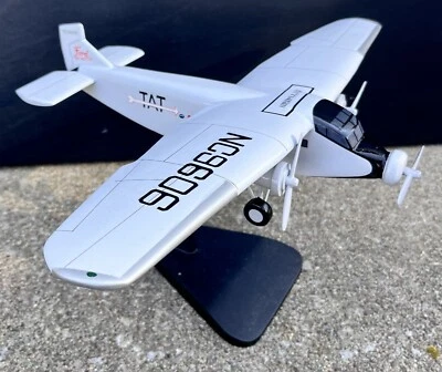 Ford Tri-Motor Airplane 18”x13” Wooden Desktop Model NC9606 314-008 W/STAND - Image 1 of 4