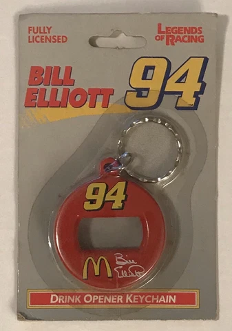 1998 Legends of Racing Bill Elliott #94 Drink Opener Keychain #DOK002 NEW Cover