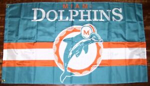 Miami Dolphins 3'x5' Flag Banner