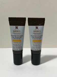 2 X Kiehl's Powerful Strength Line-Reducing Concentrate~TravelSize 5mL/0.17oz/Ea - Picture 1 of 2