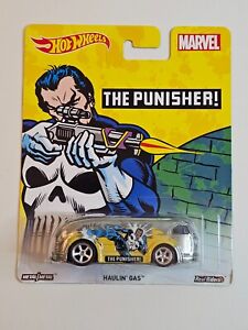 Hot Wheels MARVEL THE PUNISHER HAULIN' GAS Real Riders