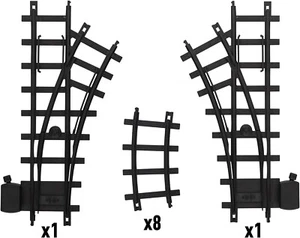 Lionel Ready-to-Play 10-Piece Inner Loop Black Plastic Track Pack - Picture 1 of 8