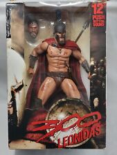 300 Movie King Leonidas 12" Neca Action Figure, Reel Toys, Push Button Sound