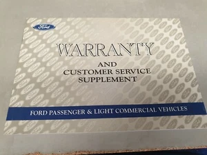 1994 FORD CARS & Light Commercials Original Warranty Booklet   NEW OLD STOCK - Picture 1 of 2
