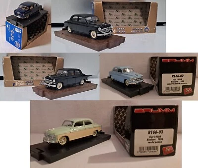 2356. BRUMM Lotto di 5 modelli FIAT 1400B R165-01/02 R165-02-03 - Immagine 1 di 4