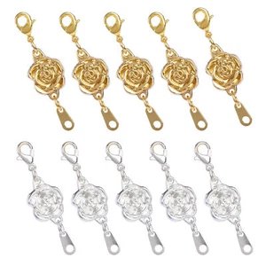 1PC Rose Magnetic Closures Lobster Clasps Extender Necklace Bracelet Making - Picture 1 of 8