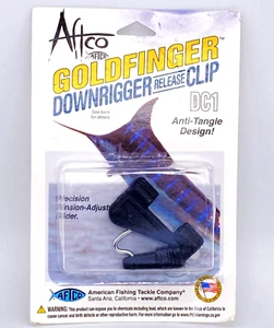 Clip di rilascio downrigger AFTCO modello Goldfinger DC1 NUOVO - Foto 1 di 2