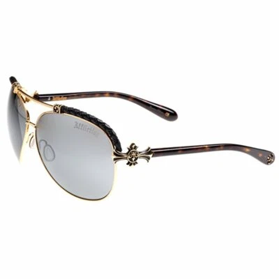 Affliction Sunglasses Baxter B Tortoise/Gold with Case Tag and Box - Image 1 of 3