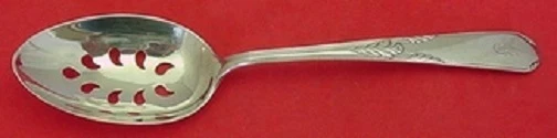 Fleetwood by Manchester Sterling Silver Serving Spoon Pierced 9-Hole Custom 8" - Image 1 of 1