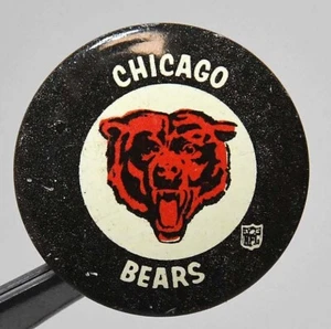 VINTAGE 1960'S NFL CHICAGO BEARS PINBACK BUTTON - Picture 1 of 3