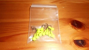 Crappie & Walleye Bismut Jig - rosa o Chartreuse 1/32 oz (10) maschere per confezione - Foto 1 di 4