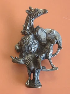 Vintage Sterling Silber Shube 1930er Dschungel Tier Safari Löwe Brosche Anstecknadel - Bild 1 von 6