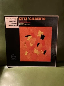 Getz/Gilberto LP Vinyl Oiginal 1964 Jobim Verve Records Hype Sticker Stereo VG+ - Picture 1 of 4