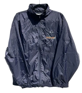 Hersheypark Employee L/S Hooded Zip-Up Windbreaker Women’s Size Medium Dark Blue - Picture 1 of 10