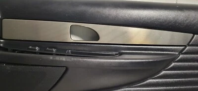 2003 FORD THUNDERBIRD PASSAGEIRO DIANTEIRO INTERIOR PAINEL DE ACABAMENTO DA PORTA PRETO - Imagem 1 de 4