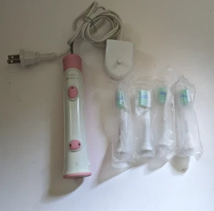 Philips Sonicare KIDS Elektrische ZAHNBÜRSTE mit 4 Ersatzköpfen Rosa HX6350 - Bild 1 von 9
