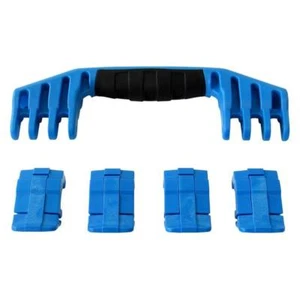 New Pelican Blue 1600 replacement latches (4) & handle (1) kits. - Picture 1 of 1