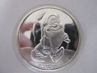 Snow Whites 50th Anniversary "Sleepy" 5 Troy Ounce .999 Silver Proof Art Round