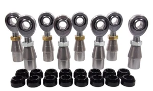 CHROMOLY 4 LINK KIT 1/2 x 1/2-20 HEIM JOINT 1/2 ALUMINUM CONE SPACER BUNG .083 - Picture 1 of 8
